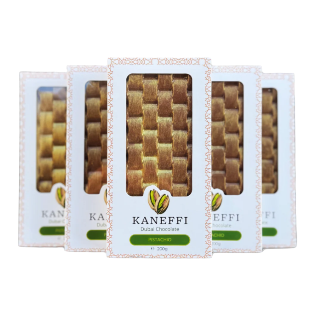 piscacio dubai chocolate by Kaneffi Windsor
