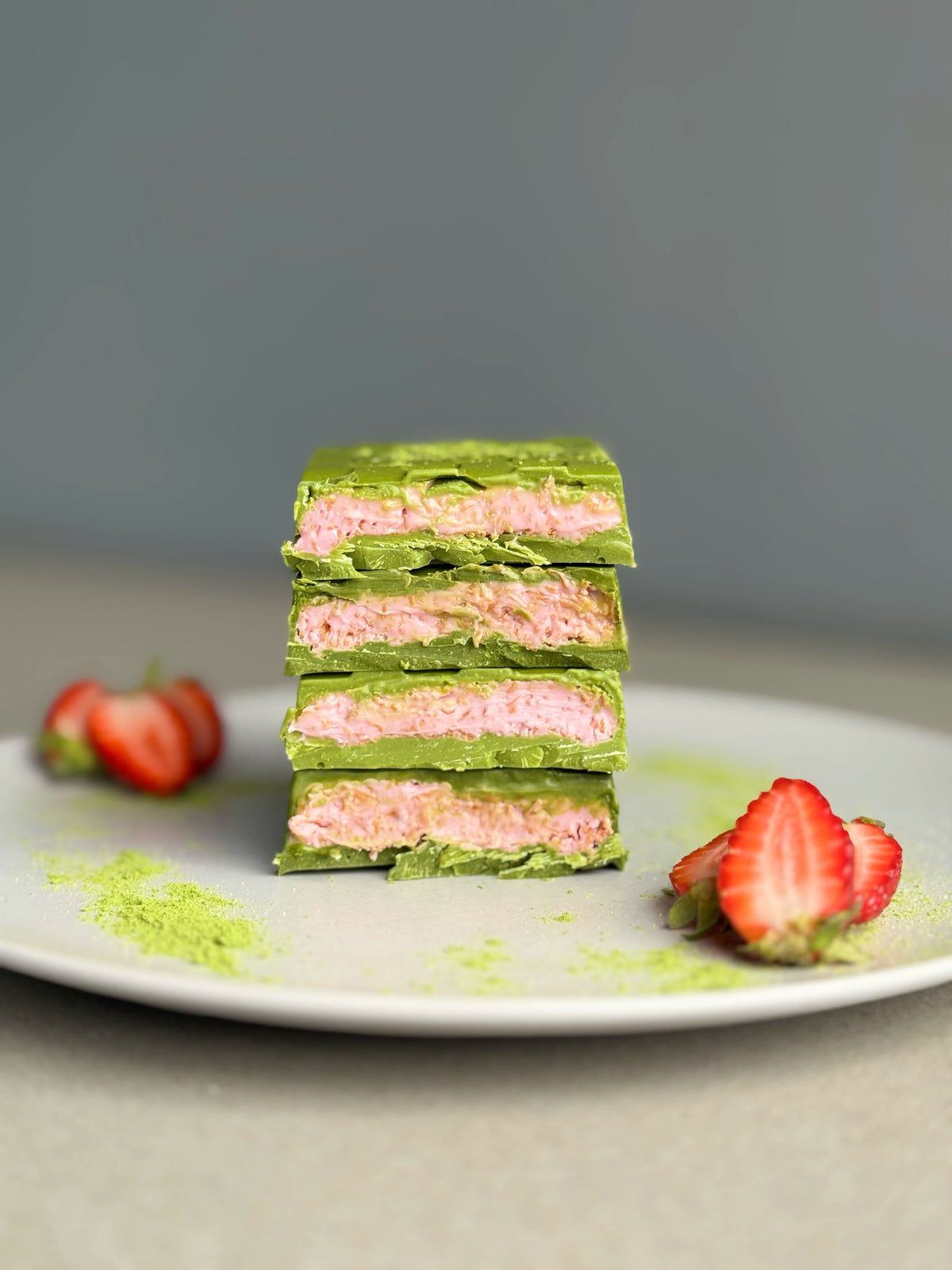 Strawberry Matcha Dubai Chocolate x3 (600g) โ Kaneffi